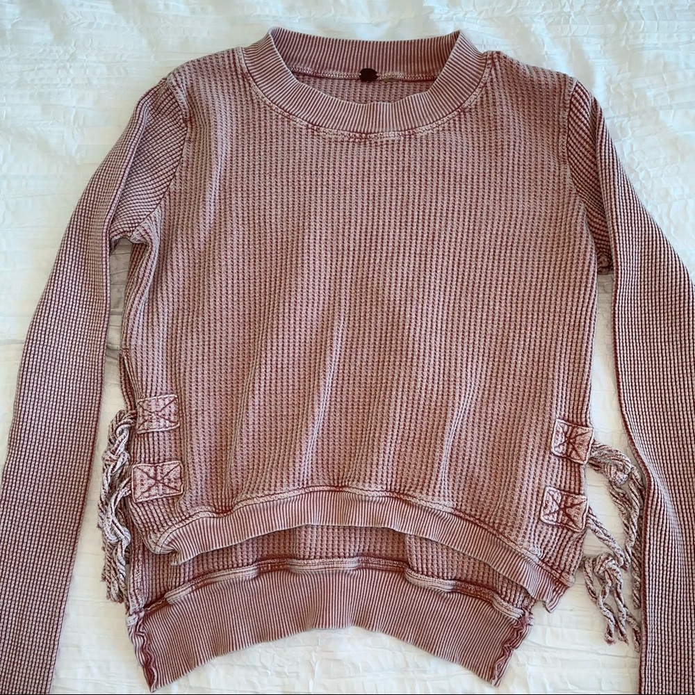 Free People Cropped Sweater